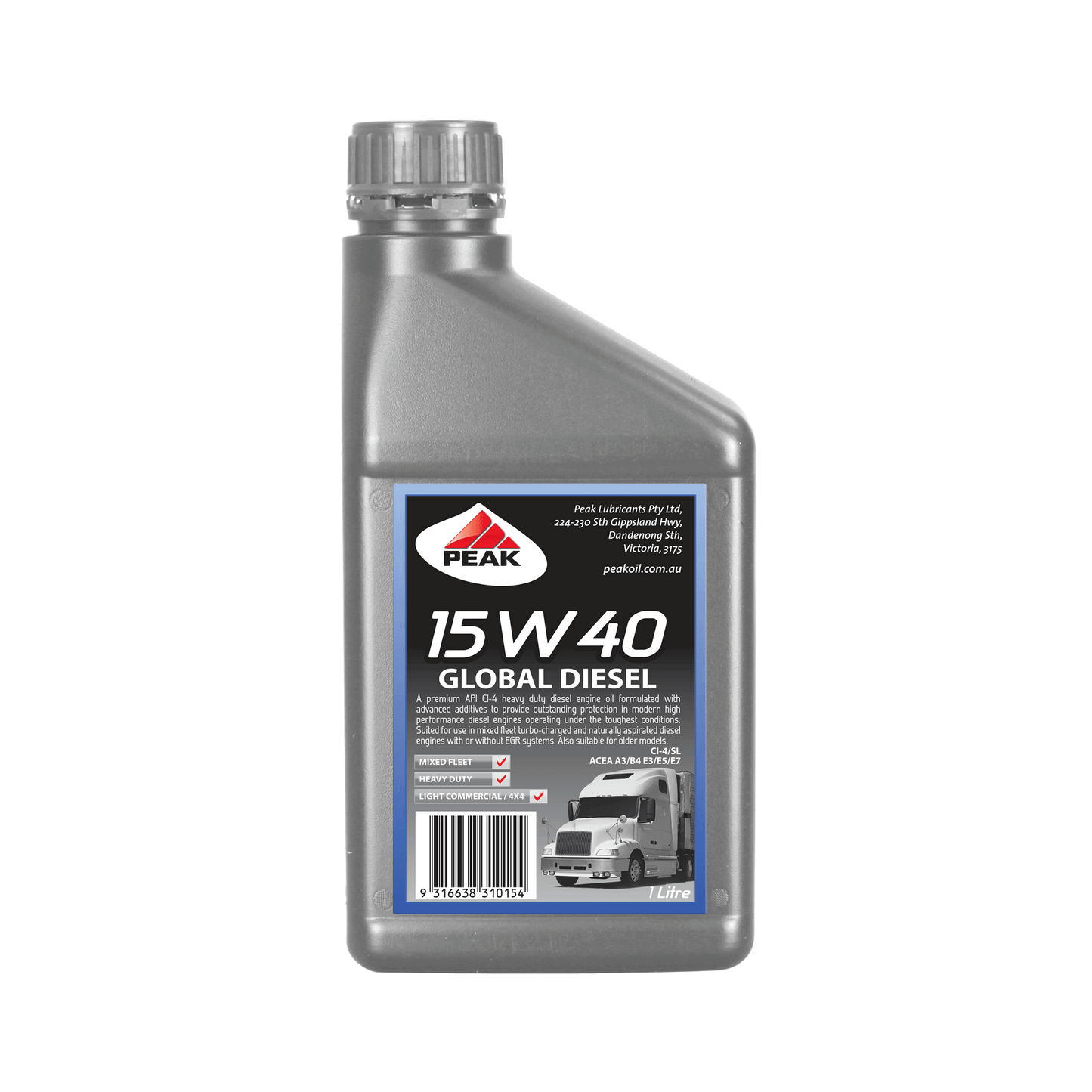 PEAK GLOBAL DIESEL 15W40