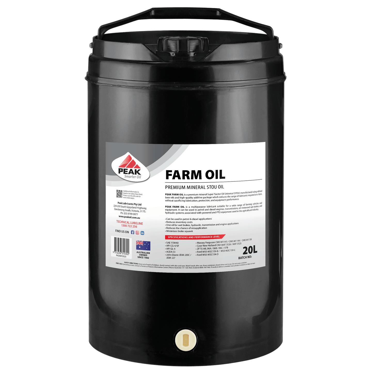 PEAK FARM OIL