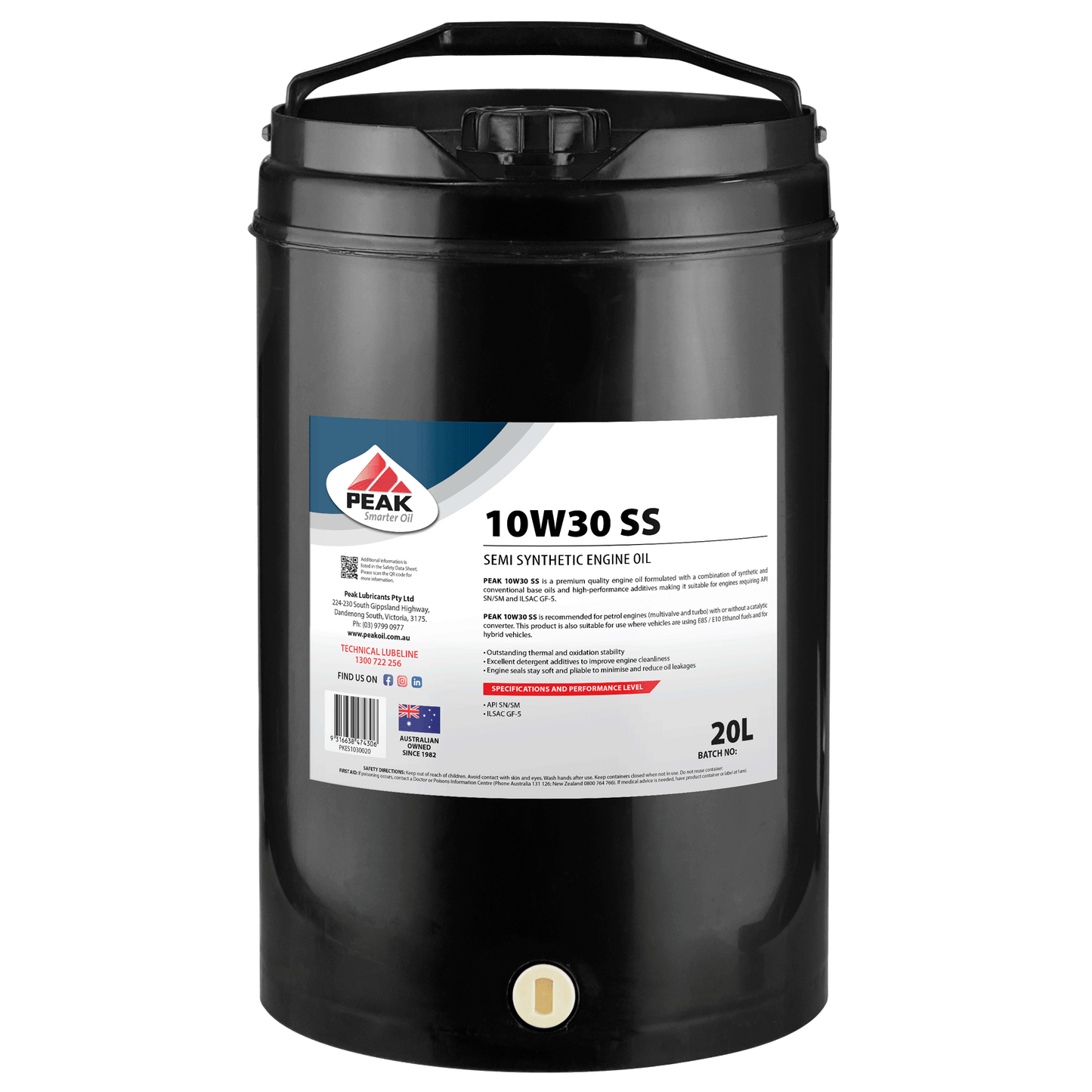PEAK 10W30 SS