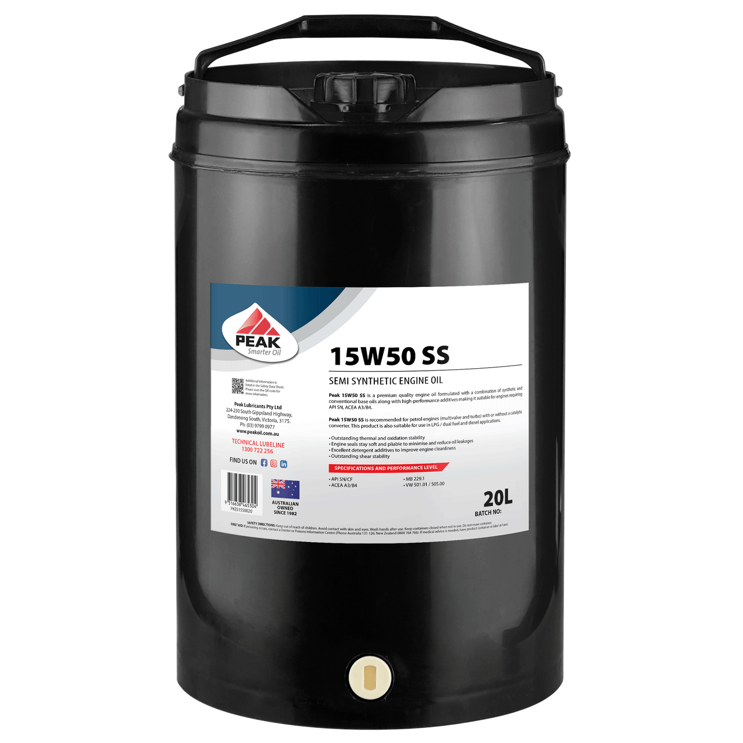 PEAK 15W50 SS