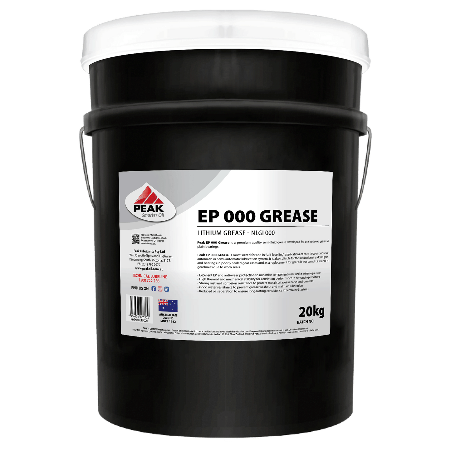 PEAK EP 000 LITHIUM GREASE