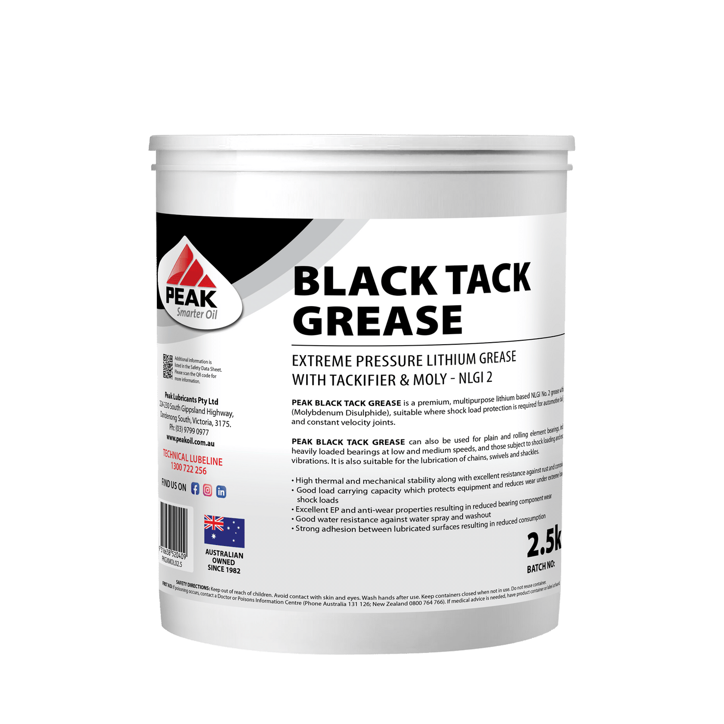 PEAK BLACK TACK GREASE