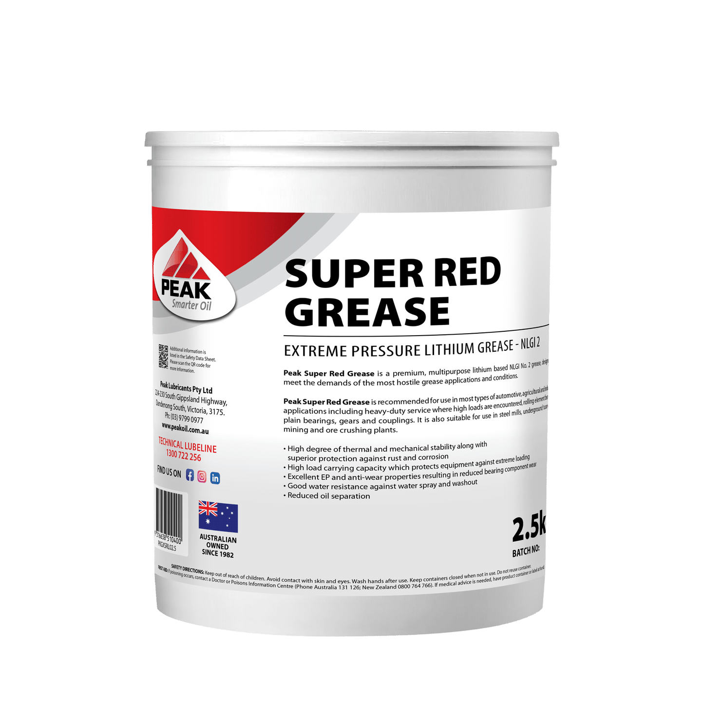 PEAK SUPER RED GREASE