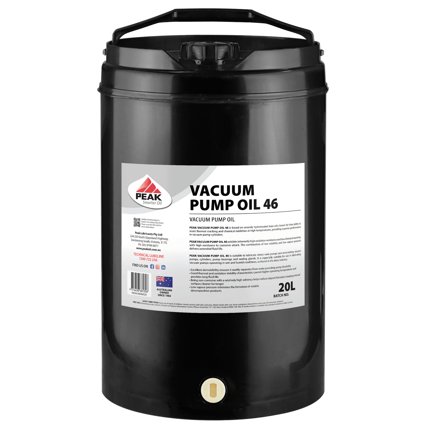 PEAK VACUUM PUMP OIL 46