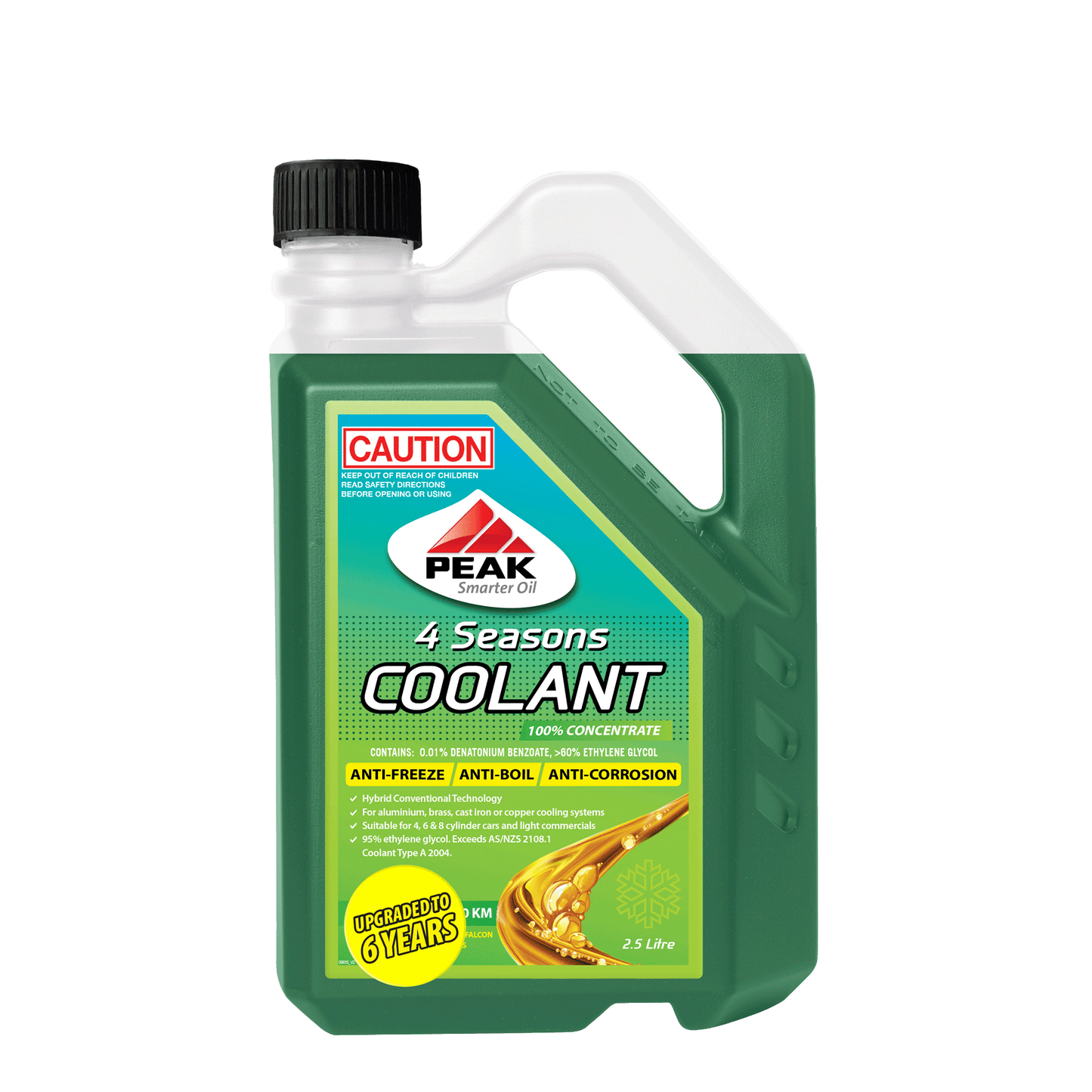 PEAK 4 SEASONS COOLANT CONCENTRATE - OAT
