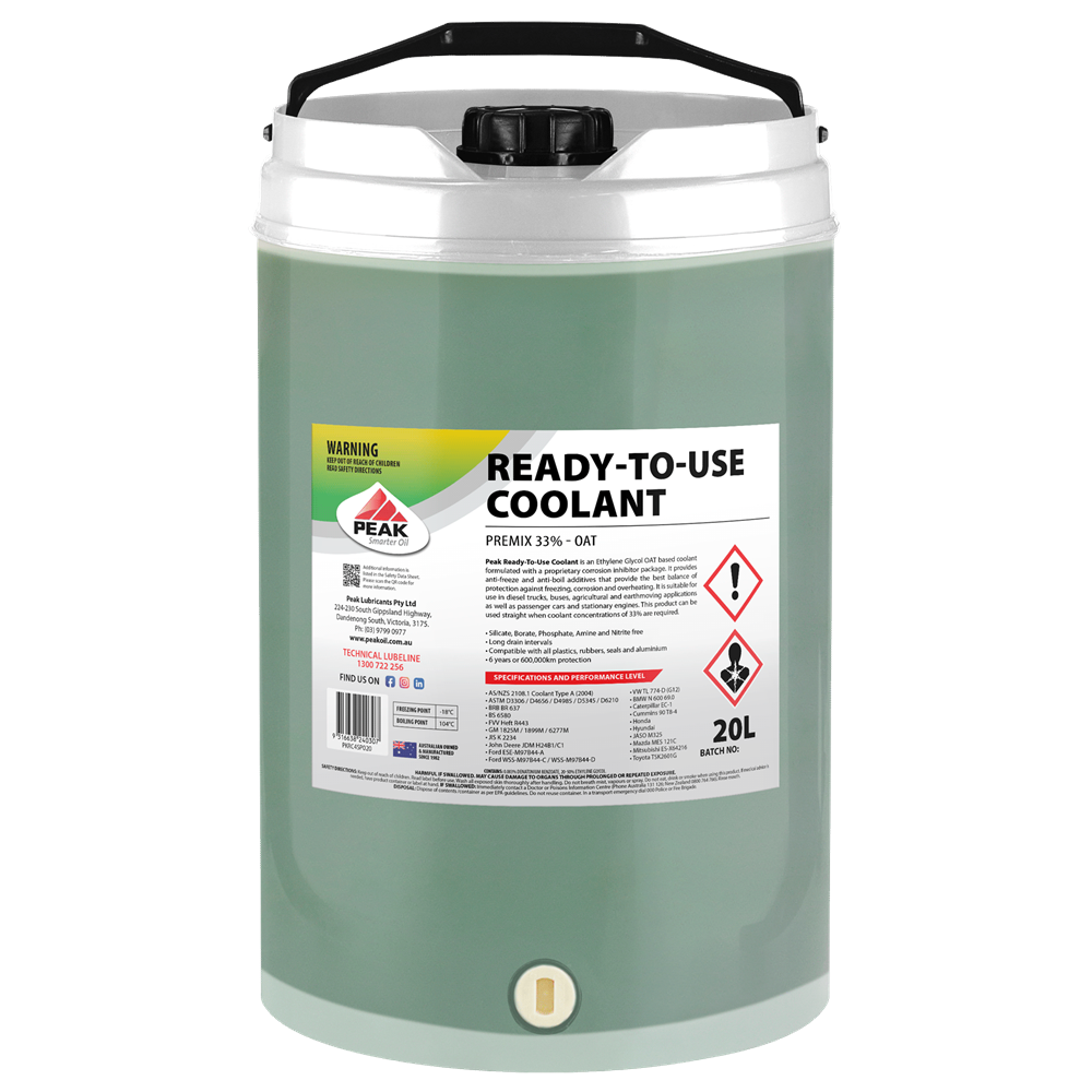 PEAK READY-TO-USE COOLANT PREMIX 33% OAT