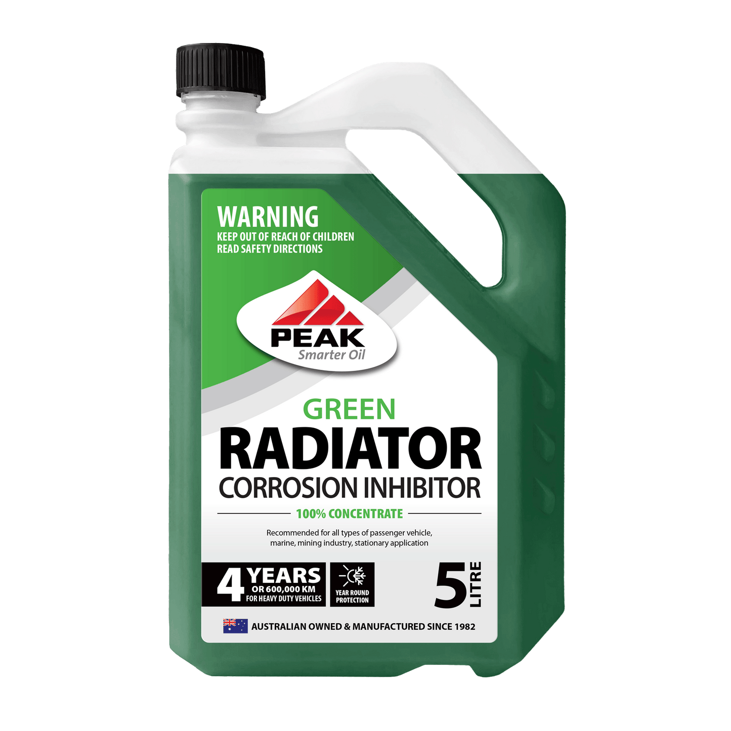 PEAK GREEN RADIATOR CORROSION INHIBITOR CONCENTRATE