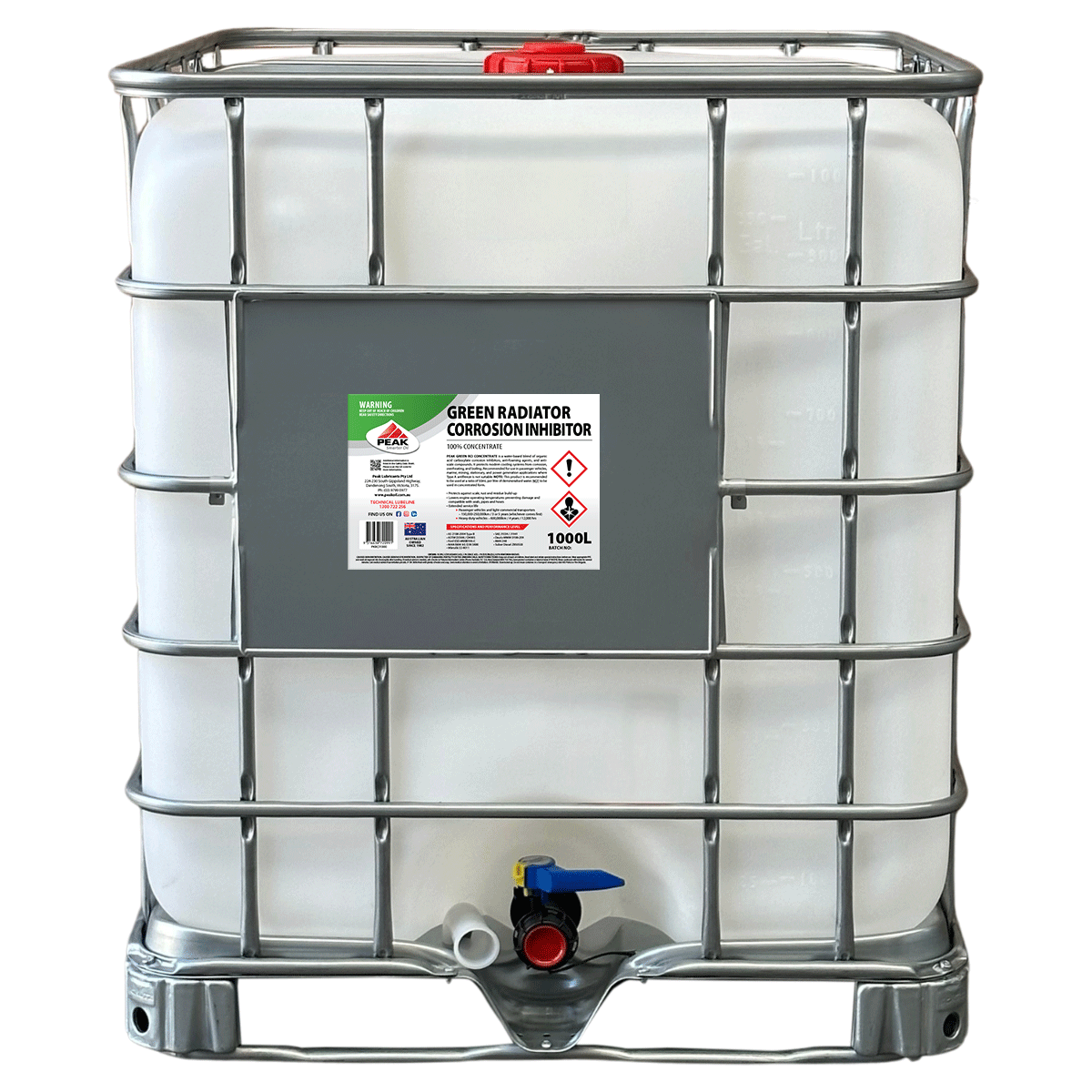 PEAK GREEN RADIATOR CORROSION INHIBITOR CONCENTRATE