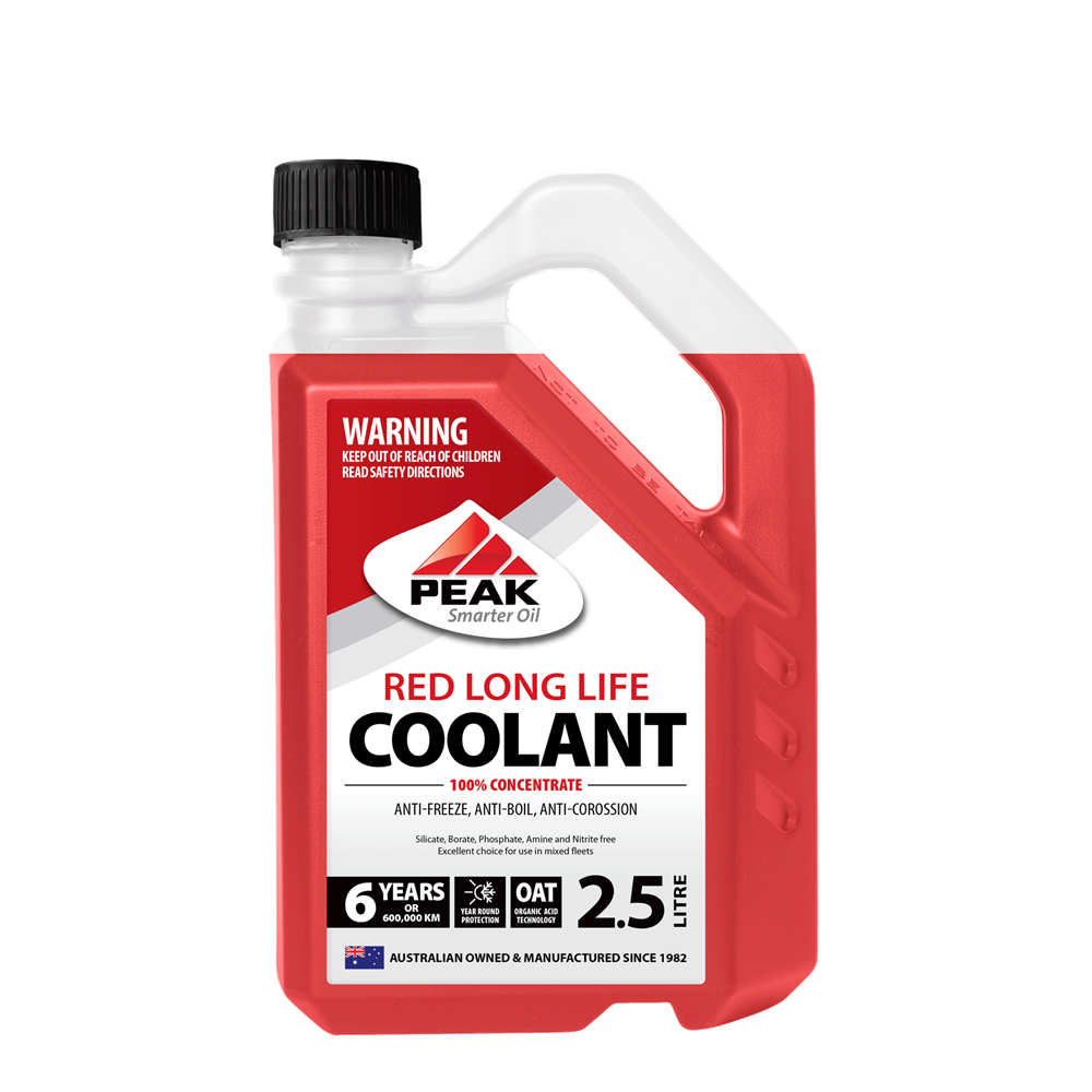 PEAK RED LONG LIFE COOLANT CONCENTRATE - OAT