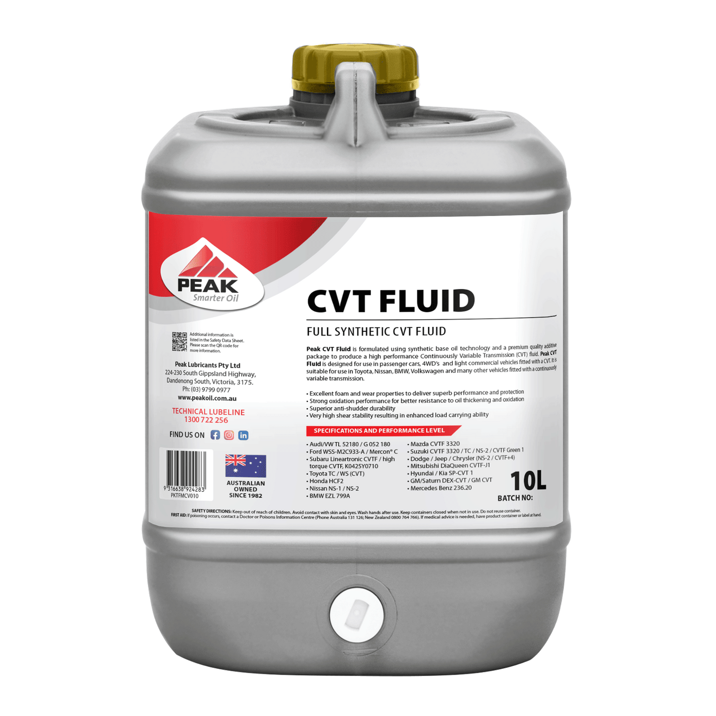 PEAK CVT FLUID