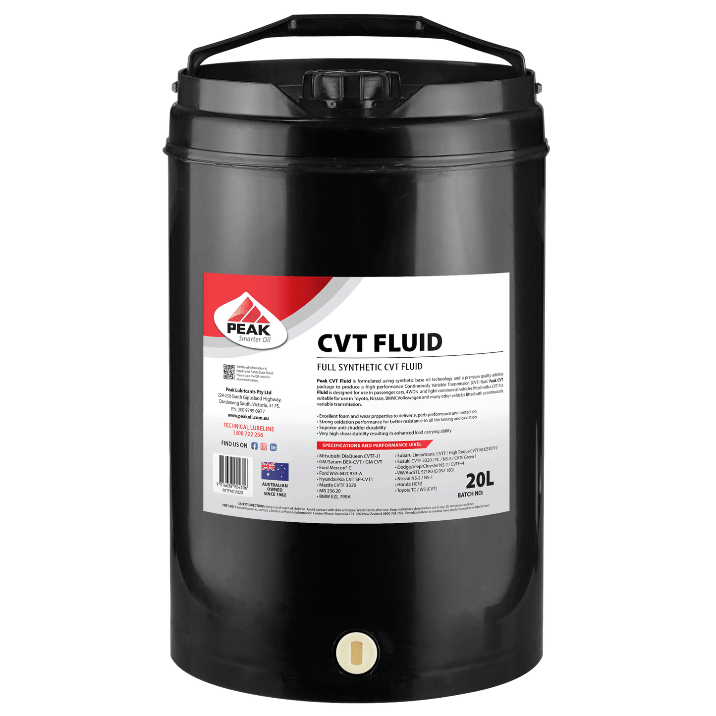 PEAK CVT FLUID