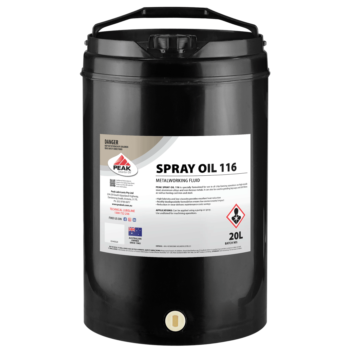 PEAK SPRAY OIL 116