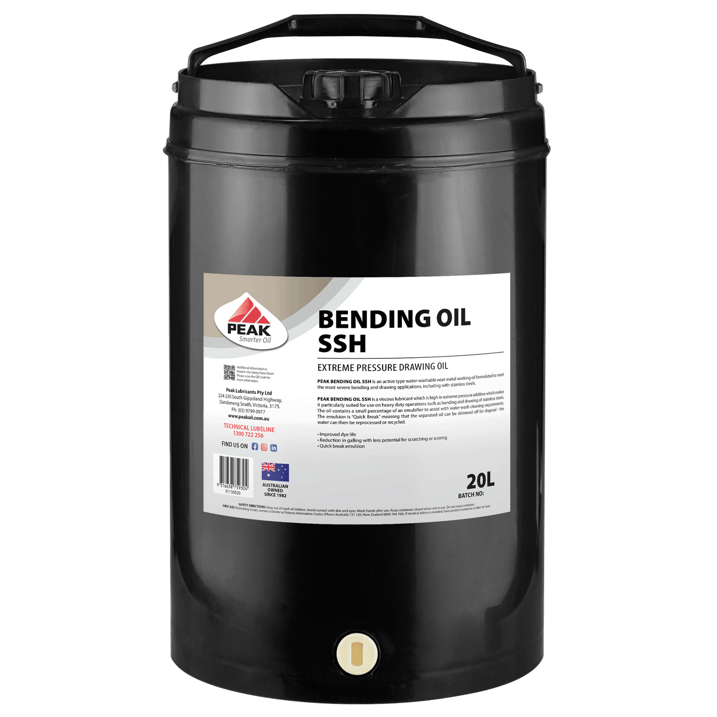 PEAK BENDING OIL SSH