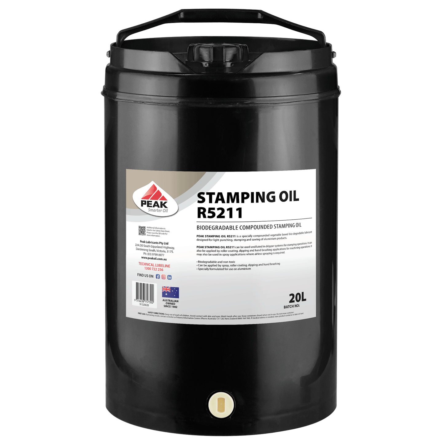 PEAK STAMPING OIL R5211