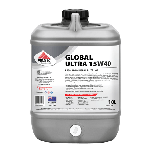 PEAK GLOBAL ULTRA 15W40