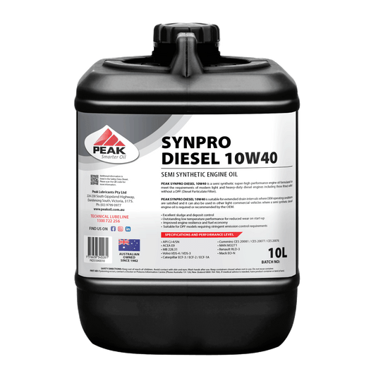 PEAK SYNPRO DIESEL 10W40