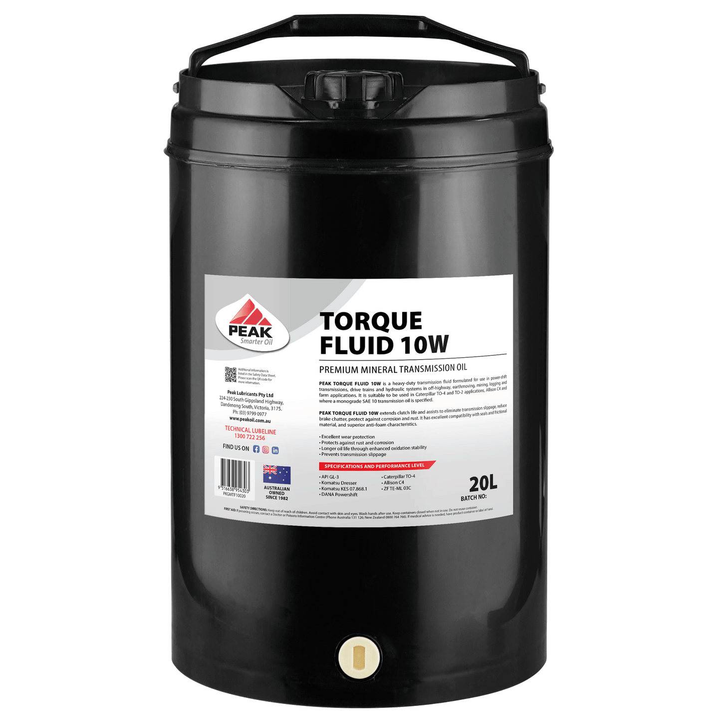 PEAK TORQUE FLUID 10W