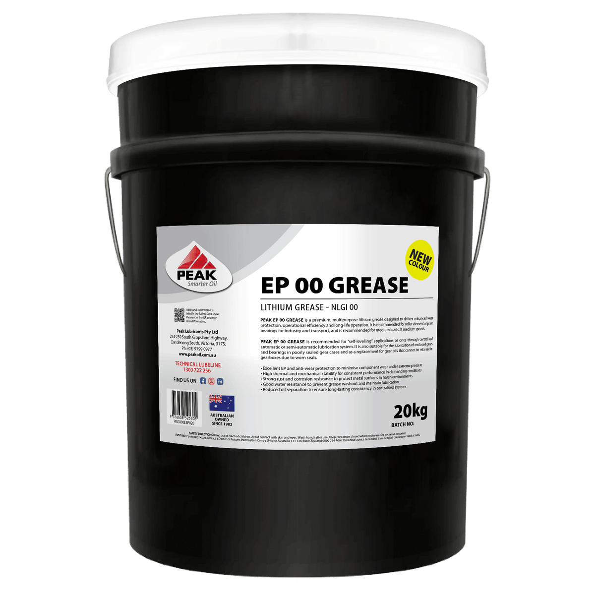 PEAK EP 00 LITHIUM GREASE – Peak Lubricants
