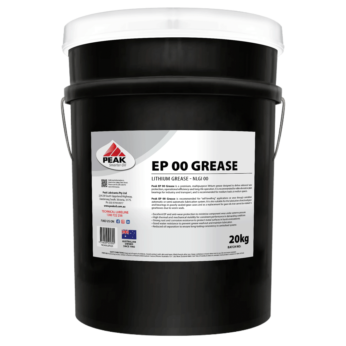 PEAK EP 00 LITHIUM GREASE