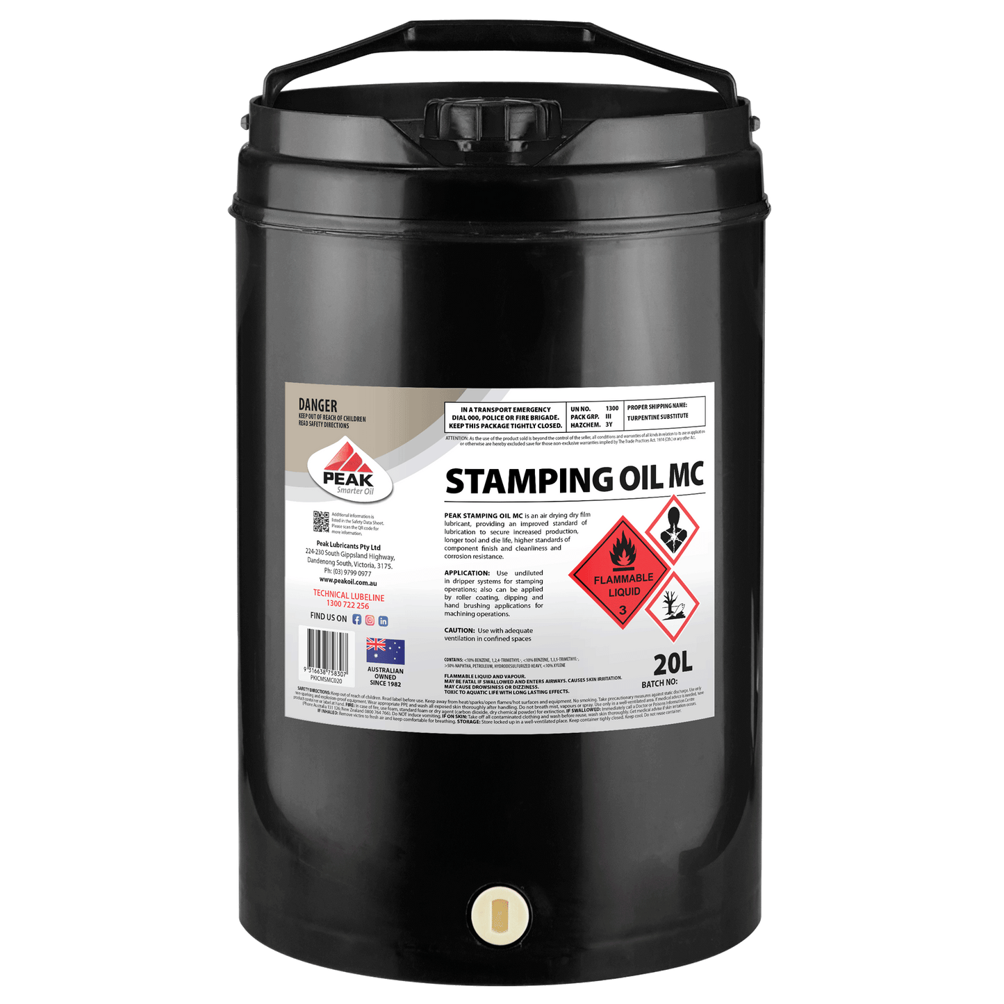 PEAK STAMPING OIL MC