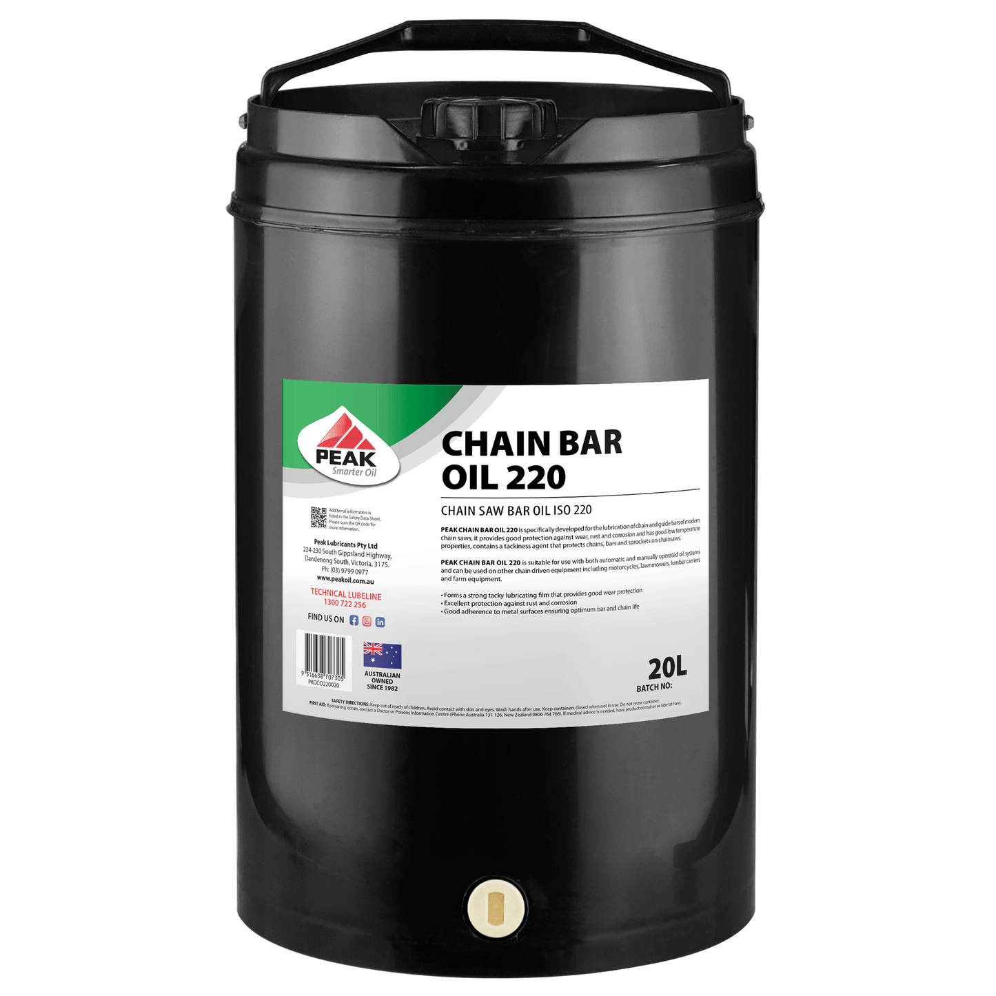 PEAK CHAIN BAR OIL 220