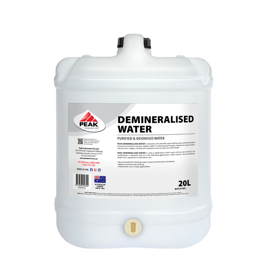 PEAK DEMINERALISED WATER