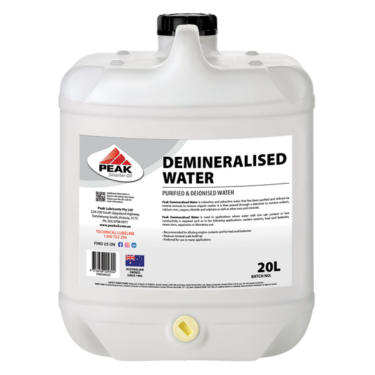 PEAK DEMINERALISED WATER