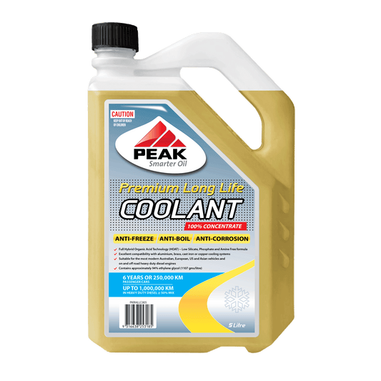 PEAK PREMIUM LONG LIFE YELLOW COOLANT CONCENTRATE - HOAT