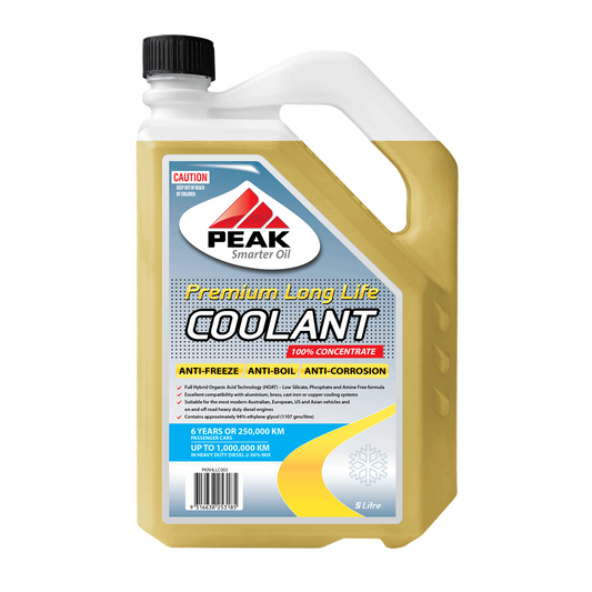 PEAK PREMIUM LONG LIFE YELLOW COOLANT CONCENTRATE - HOAT