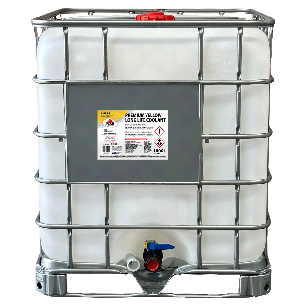 PEAK PREMIUM LONG LIFE YELLOW COOLANT CONCENTRATE - HOAT