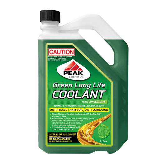 PEAK GREEN LONG LIFE COOLANT CONCENTRATE - OAT