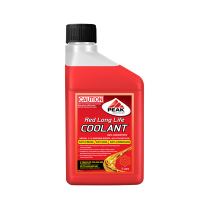 PEAK RED LONG LIFE COOLANT CONCENTRATE - OAT