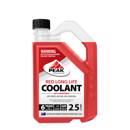 PEAK RED LONG LIFE COOLANT CONCENTRATE - OAT