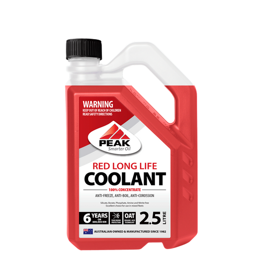 PEAK RED LONG LIFE COOLANT CONCENTRATE - OAT