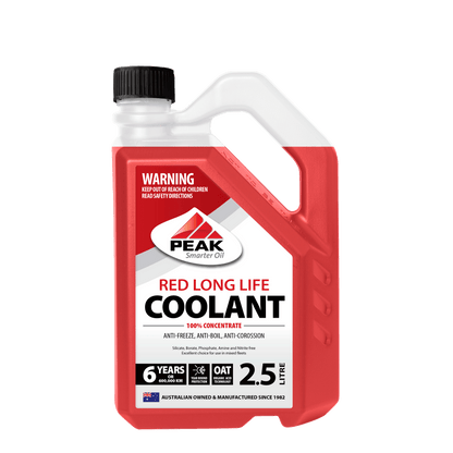 PEAK RED LONG LIFE COOLANT CONCENTRATE - OAT