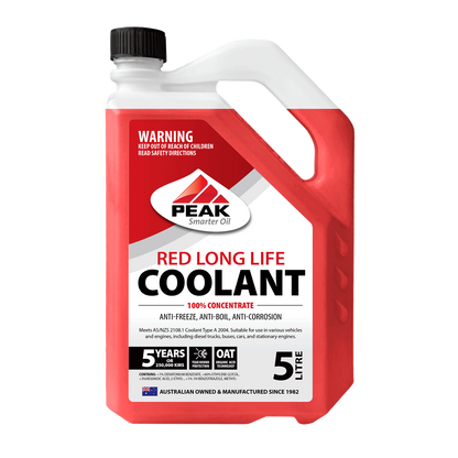 PEAK RED LONG LIFE COOLANT CONCENTRATE - OAT
