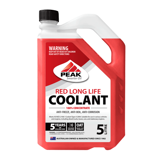 PEAK RED LONG LIFE COOLANT CONCENTRATE - OAT