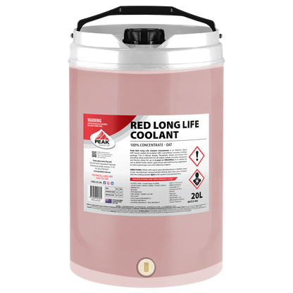 PEAK RED LONG LIFE COOLANT CONCENTRATE - OAT