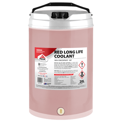 PEAK RED LONG LIFE COOLANT CONCENTRATE - OAT