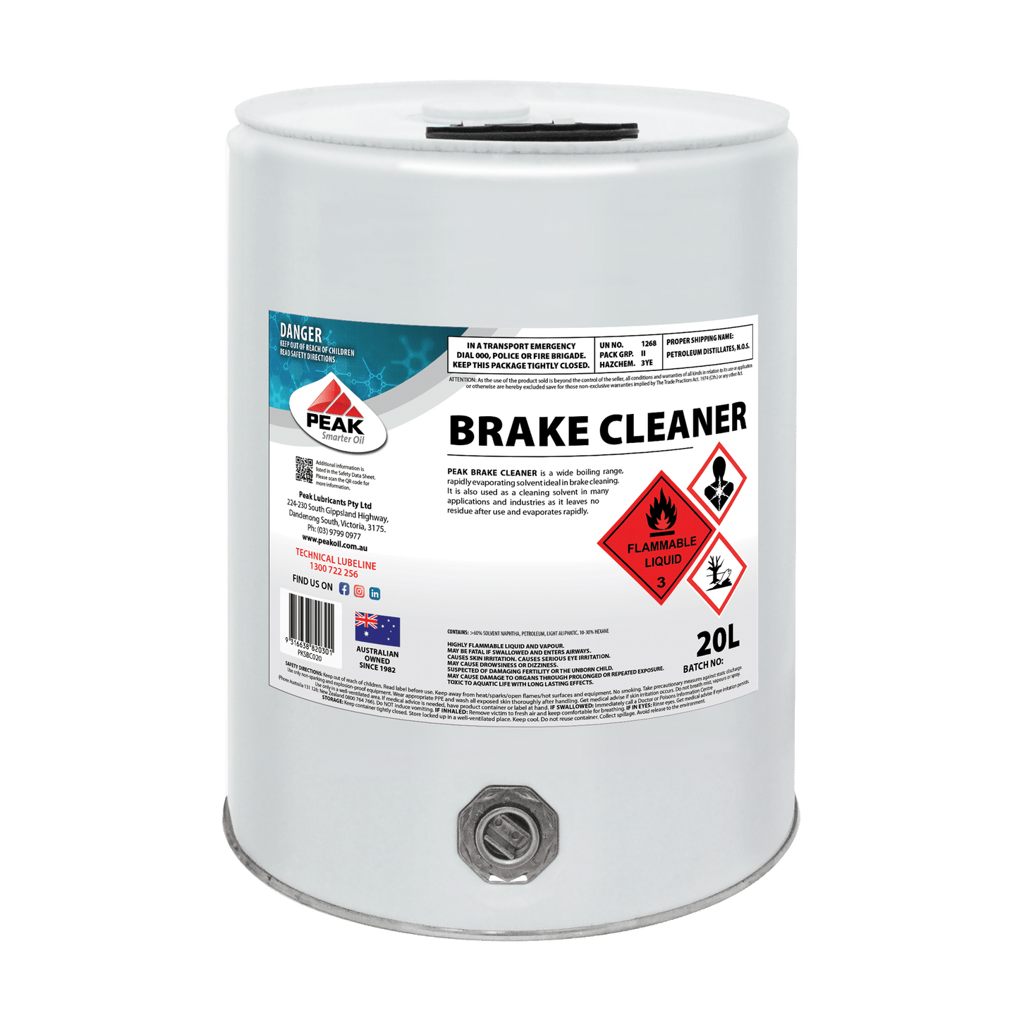 PEAK BRAKE CLEANER