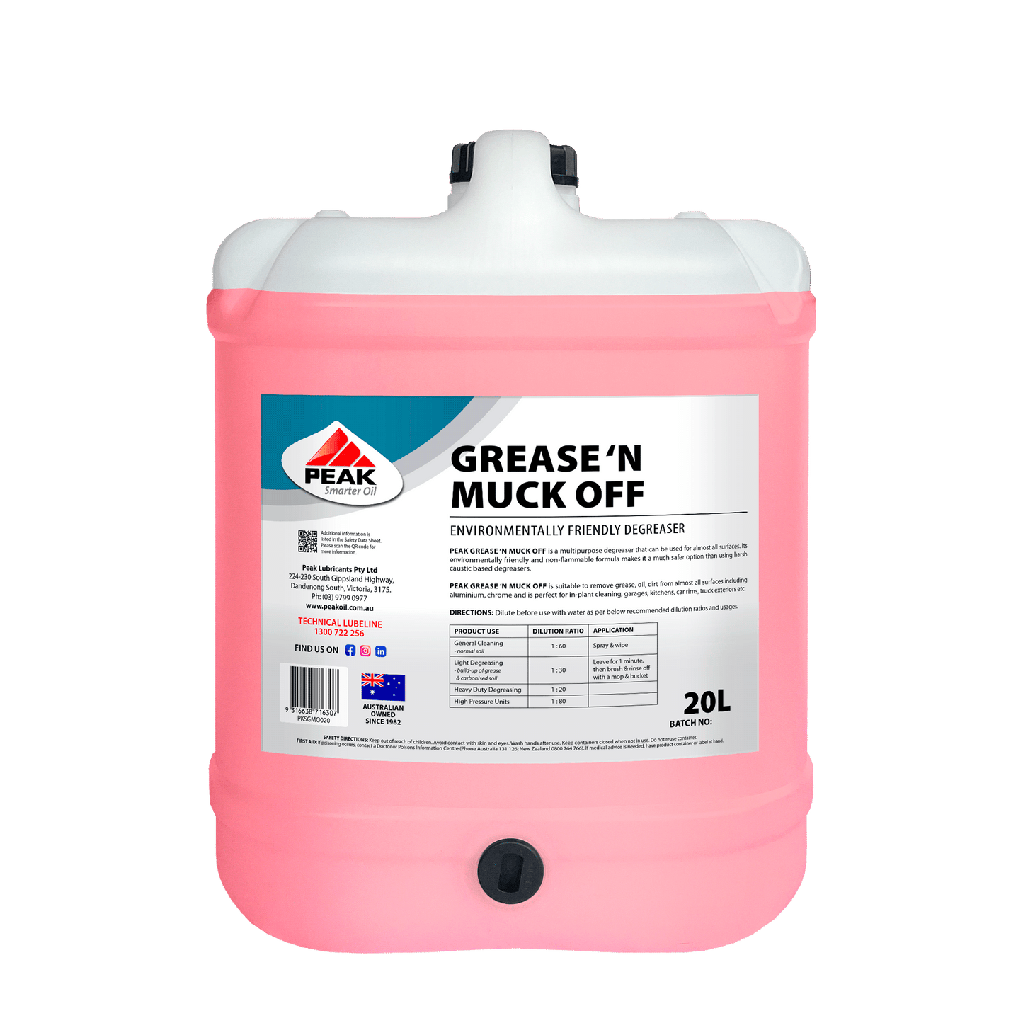PEAK GREASE 'N MUCK OFF