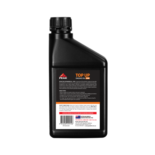 PEAK TOP UP ENGINE OIL CAR