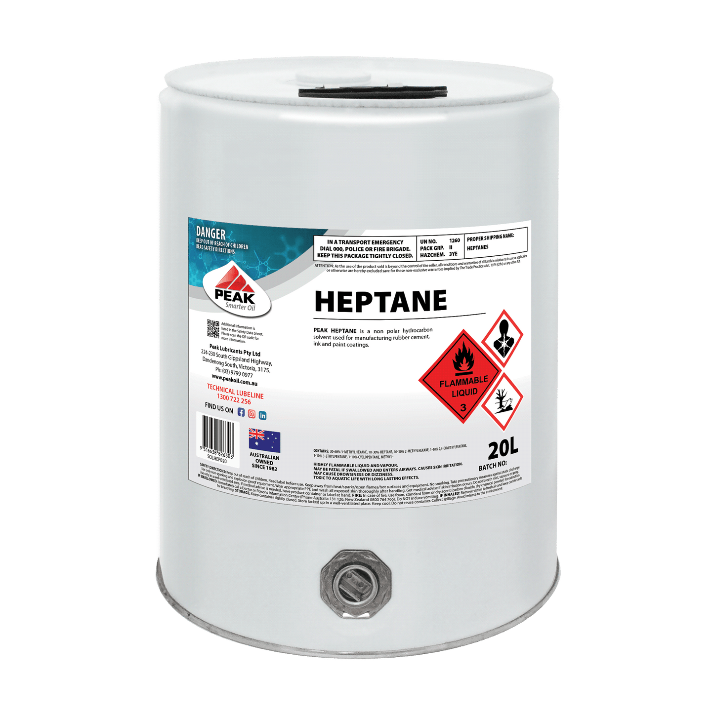 PEAK HEPTANE